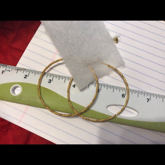 Fashion hoops gold plated  Earrings - Picture 4 of 5